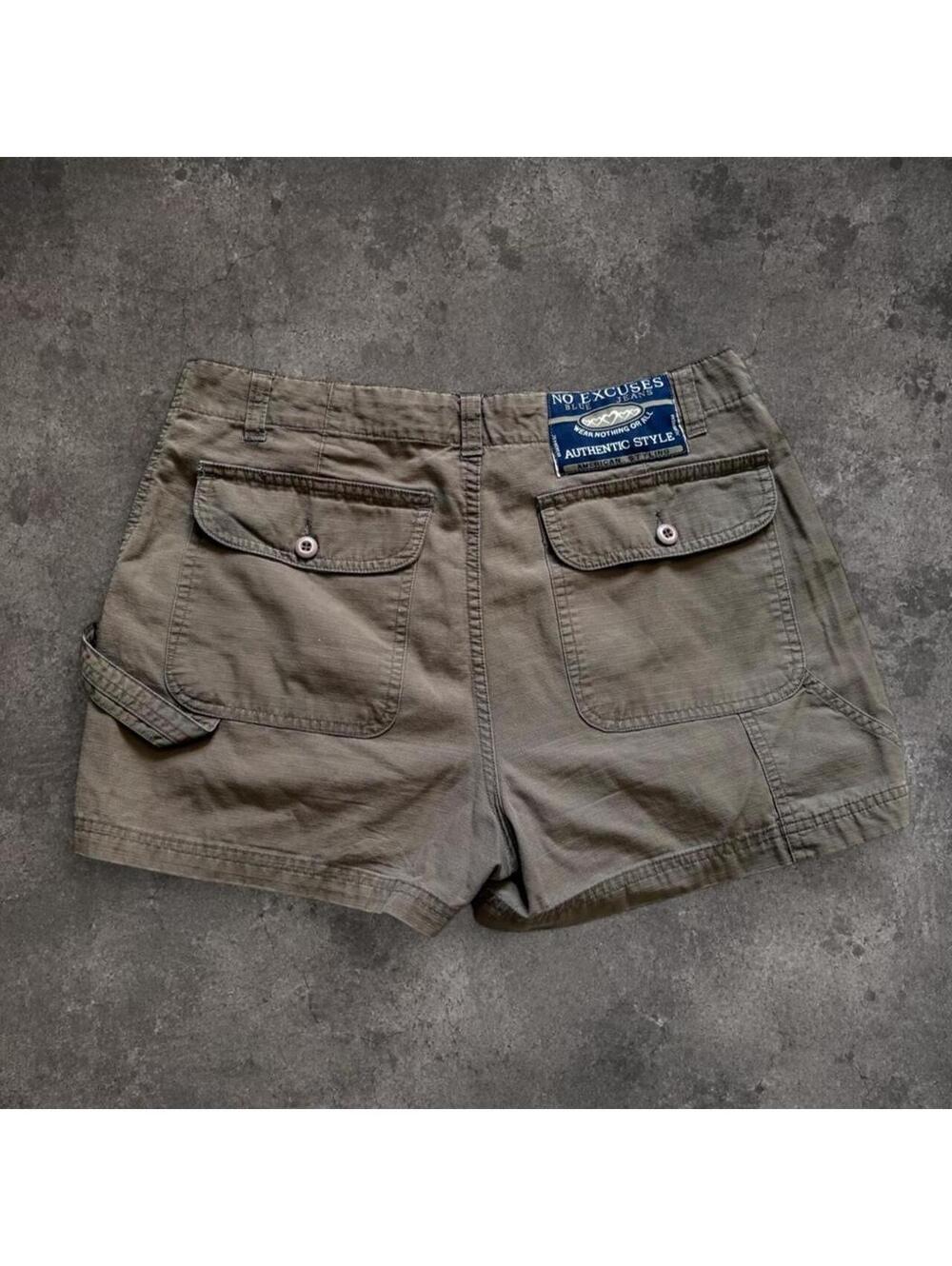 No Nonsense Men's Khaki and Brown Shorts